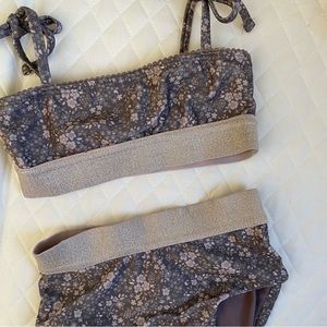 Jamie Kay Sophie Bikini in Pansy Floral Dark Purple